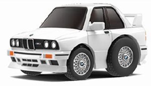 TinyQ BMW M3 (E30) アルピンホワイト (チョロQ)