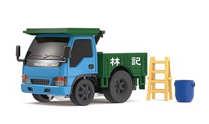 TinyQ Isuzu N Series 1993 Dump Truck (Blue/Green) (Choro-Q)