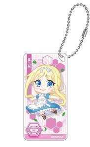 Sword Art Online Alicization Pop-up Character Domiterior Key Chain Alice Childhood Ver. (Anime Toy)