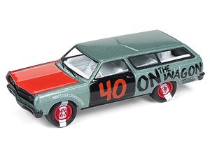 Street Freaks 1965 Chevy Chevelle Wagon Demolition Willow Green Poly / Orange Green (ミニカー)