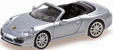 ポルシェ 911 カブリオレ 2012 シルバー (ミニカー)