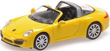 ポルシェ 911 タルガ 2014 イエロー (ミニカー)