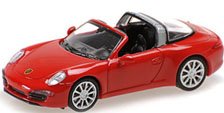 ポルシェ 911 タルガ 2014 レッド (ミニカー)