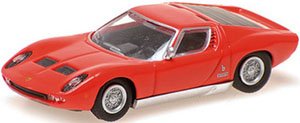 ランボルギーニ ミウラ 1966 レッド (ミニカー)