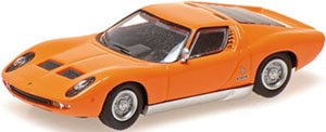 ランボルギーニ ミウラ 1966 オレンジ (ミニカー)