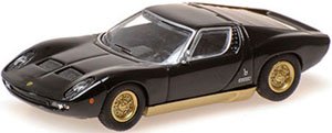 ランボルギーニ ミウラ 1966 ブラック (ミニカー)