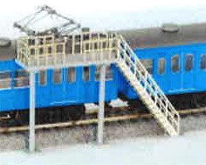 16番(HO) 小型パンタグラフ点検台 組立キット (組み立てキット) (鉄道模型)