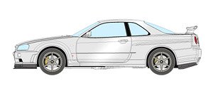 Nissan Skyline GT-R (BNR34) M-Spec Nur 2002 Sparkling Silver (Diecast Car)