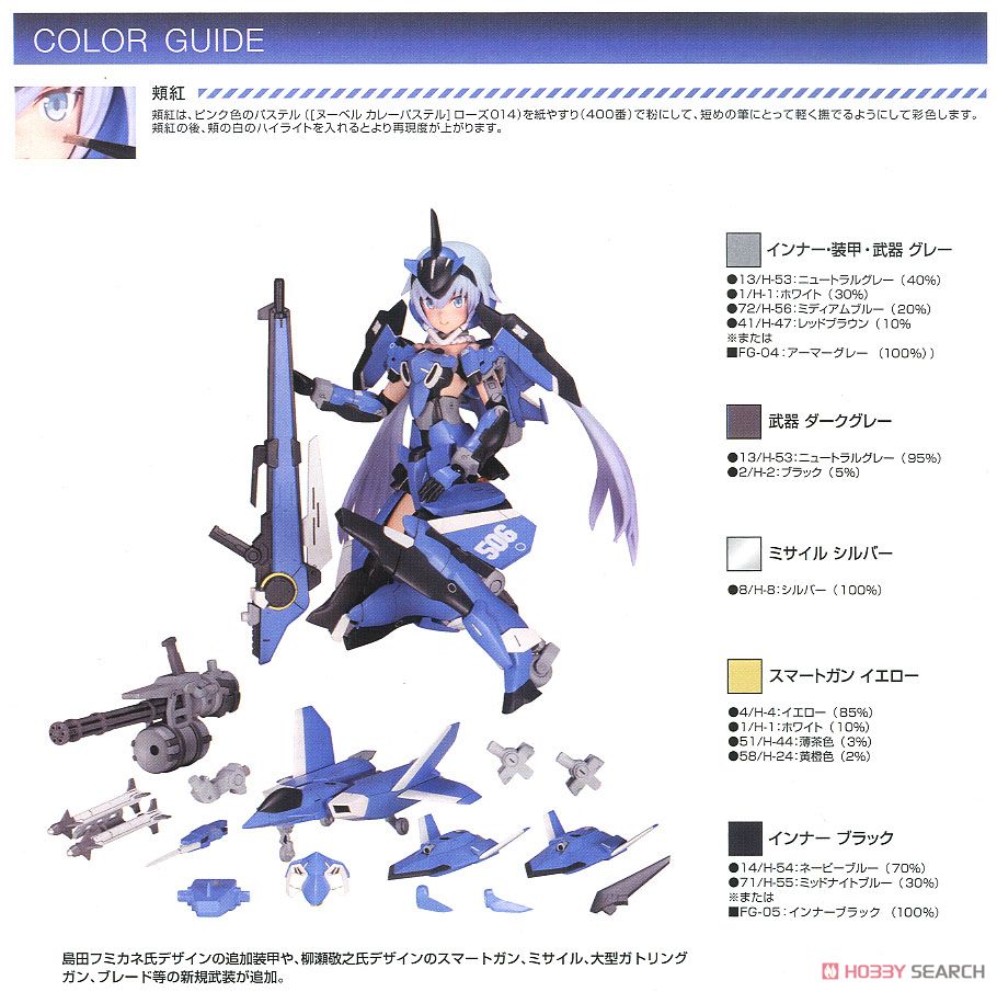 Frame Arms Girl Stylet XF-3 (Plastic model) Color4