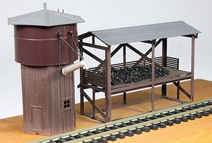 給水塔＋給炭台 北海道タイプA (組立キット) (鉄道模型)