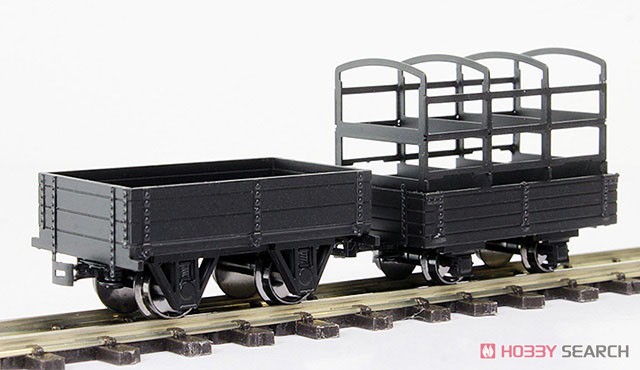 (HOe) [Limited Edition] Nemuro Takushoku Railway Small Open Wagon (Large/Small 2-Car Set) II (Renewal Product) (Pre-colored Completed) (Model Train) Item picture1