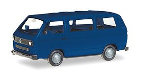 (HO) ミニキット VW T3 バス ブルー (鉄道模型)