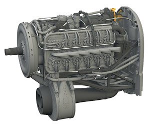 Tempest Mk.V Engine (for Eduard) (Plastic model)