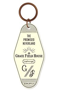 The Promised Neverland Curve Plate Key Ring GF House (Anime Toy)