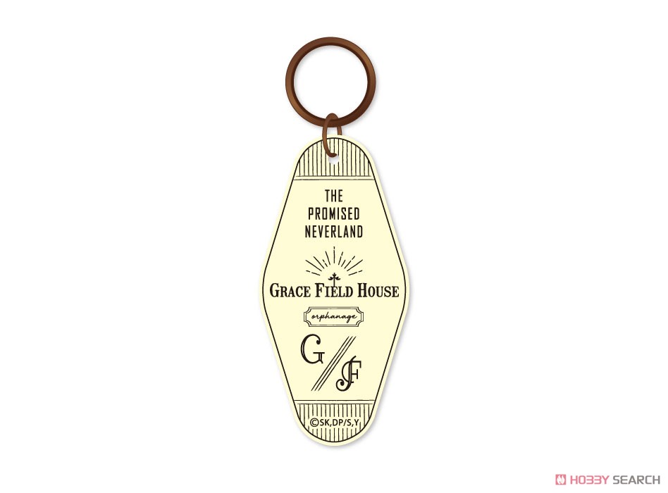 The Promised Neverland Curve Plate Key Ring GF House (Anime Toy) Item picture1