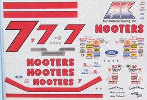 NASCAR フォード サンダーバード #7 アラン・カルウィッキ 1991 (デカール)