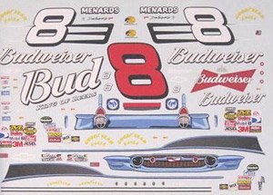 NASCAR シェビー #8 デイル・アンハート Jr. 2007 (デカール)