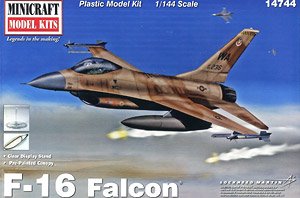 アメリカ空軍 F-16A ファイティングファルコン (フレーム塗装済キャノピー付属) (プラモデル)