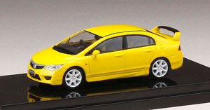 Honda Civic Type R (FD2) Sunlight Yellow (Custom Color Version) (Diecast Car)