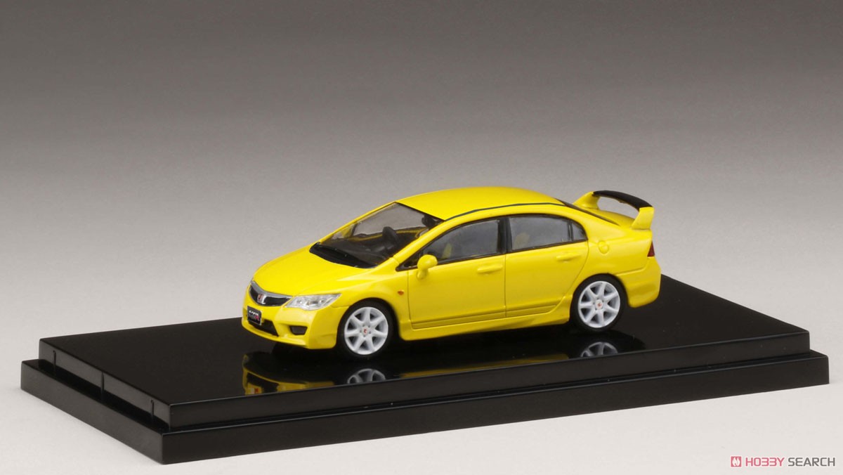 Honda Civic Type R (FD2) Sunlight Yellow (Custom Color Version) (Diecast Car) 商品画像1