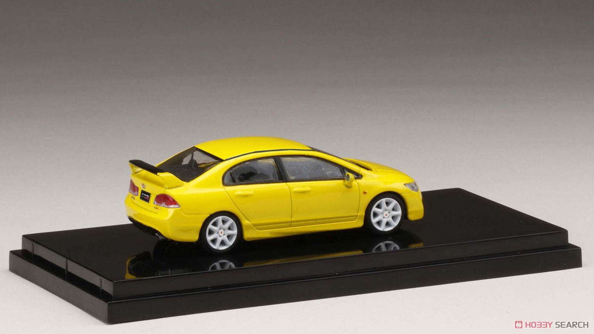 Honda Civic Type R (FD2) Sunlight Yellow (Custom Color Version) (Diecast Car) 商品画像2