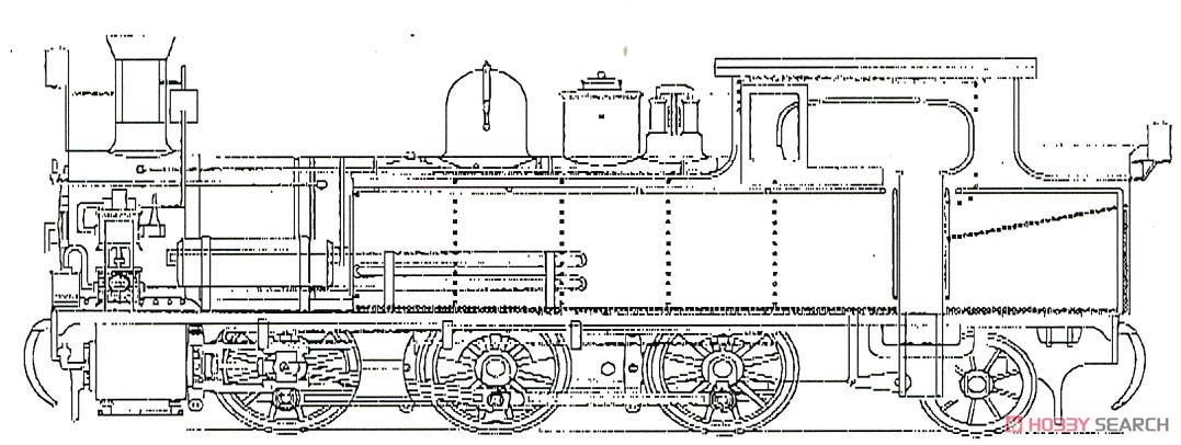 16番(HO) 蒸気機関車 B6 シリーズ ブラスキット 2412 名古屋科学博物館展示車タイプ (組み立てキット) (鉄道模型) その他の画像1
