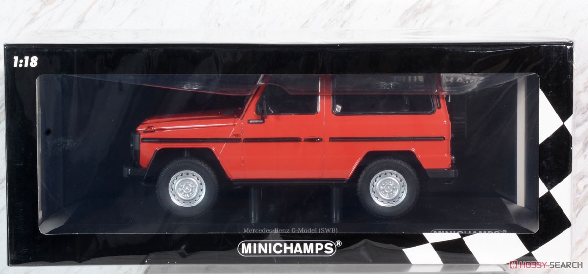 メルセデス ベンツ G-モデル ショート (W460) 1980 レッド (ミニカー) パッケージ1