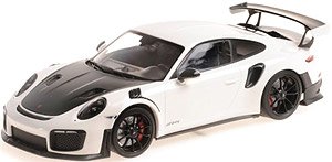 ポルシェ 911 (991.2) GT2RS 2018 ホワイト/ブラックホイール (ミニカー)