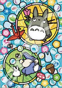 Studio Ghibli Series Art Crystal Jigsaw No.208-AC55 Ohajiki Totoro (Jigsaw Puzzles)