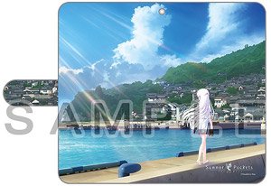 [Summer Pockets] Notebook Type Smartphone Case (Shiroha Naruse) General Purpose L Size (Anime Toy)