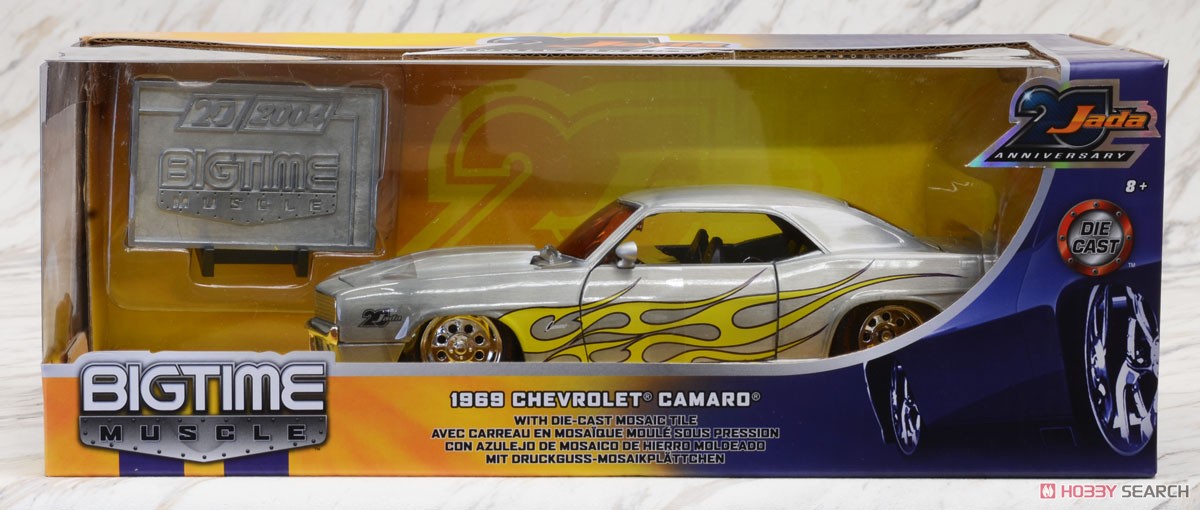 Jadatoys 20th Anniversary BIGTIME MUSCLE / 1969 Chevy Camaro (Diecast Car) Package1