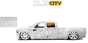 Jadatoys 20th Anniversary DUBCITY / 1999 Chevy Silverado Dooley (Diecast Car)