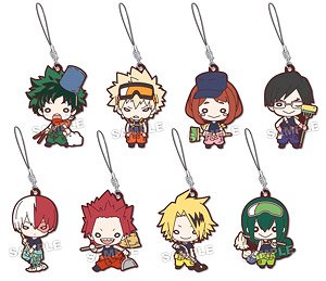 Nitotan My Hero Academia Cleanliness Rubber Mascot (Set of 8) (Anime Toy)