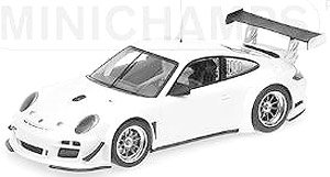 ポルシェ 911 GT3 R プレーンボディ バージョン ホワイト (ミニカー)