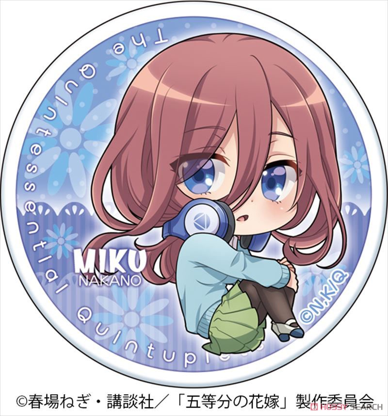 五等分の花嫁 キャラバッジセット 三玖 (キャラクターグッズ) 商品画像1