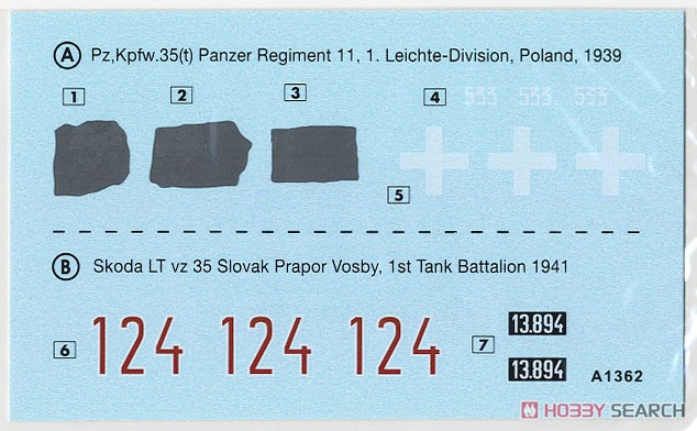 German Light Tank Pz.Kpfw.35(t) (Plastic model) Contents5