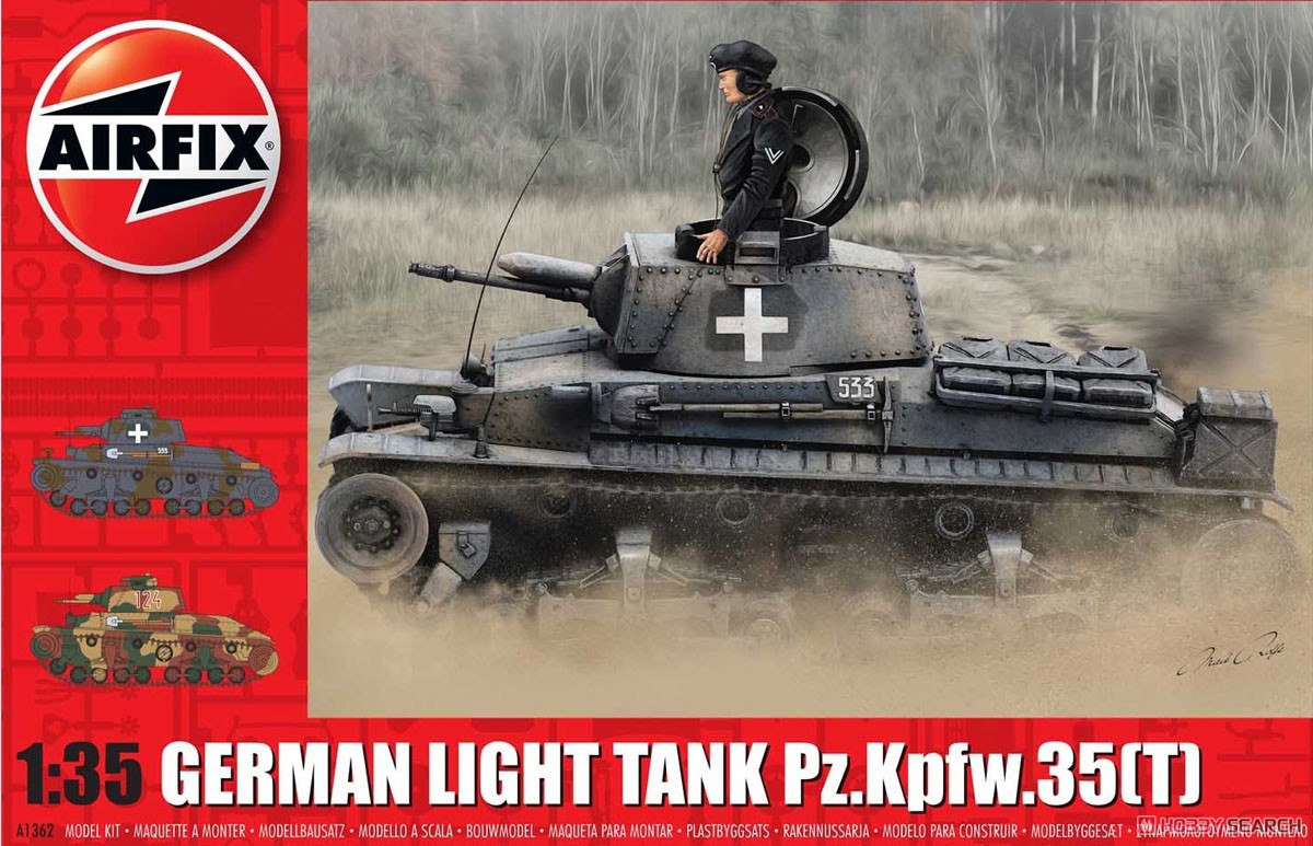 German Light Tank Pz.Kpfw.35(t) (Plastic model) Package1