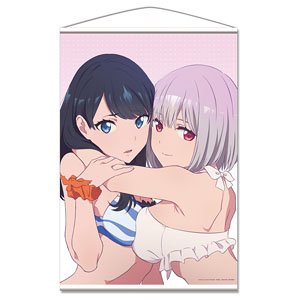 SSSS.Gridman B2 Tapestry C [Rikka Takarada & Akane Shinjo Swimwear] (Anime Toy)