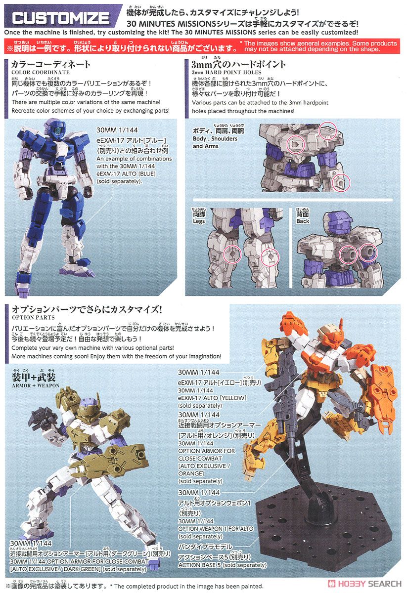30MM eEXM-17 アルト[ホワイト] (プラモデル) 設計図5 モーダル