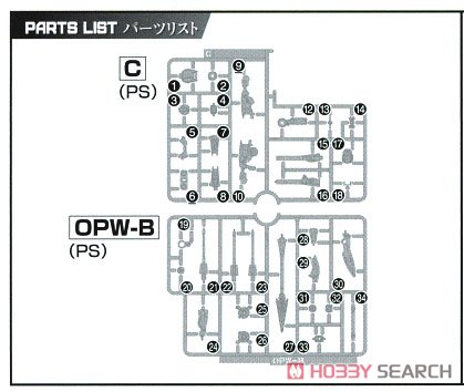 30MM ポルタノヴァ用オプションウェポン1 (プラモデル) 設計図3