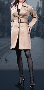 Female Trench Coat Set A (Fashion Doll)