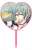 Idolish 7 Haruka Isumi Heart-shaped Cheering Handheld Fan (Anime Toy) Item picture1