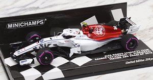 アルファ ロメオ ザウバー F1 チーム フェラーリ C37 アントニオ・ジョヴィナッツィ アブダビGP テスト 2018 (ミニカー)