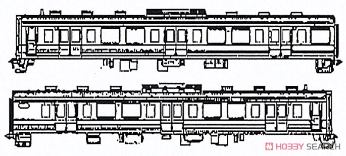 16番(HO) 211系 2000番代 クハ211 2000・クハ210 2000 未塗装プラスチックボディーキット (2両・組み立てキット) (鉄道模型) その他の画像1