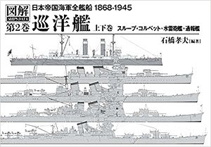 図解 日本帝国海軍全艦船1868-1945 第2巻 巡洋艦(上下巻) (書籍)