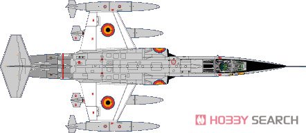 ベルギー空軍 (T)F-104G スターファイター スコードロンマーキング&ステンシルデカール (デカール) その他の画像3