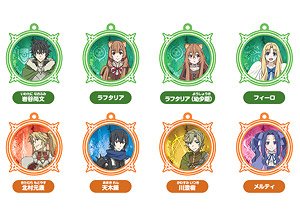 The Rising of the Shield Hero Full Graphic Trading Rubber Strap (Set of 8) (Anime Toy)