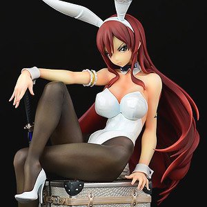 Erza Scarlet Bunny Girl_Style/Type White (PVC Figure)