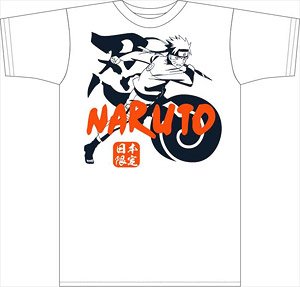 Naruto: Shippuden Japan Limited Bottle T-Shirt Naruto White L (Anime Toy)