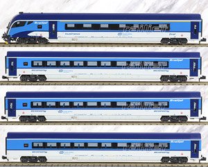 チェコ鉄道 レールジェット 4両基本セット (基本・4両セット) ★外国形モデル (鉄道模型)